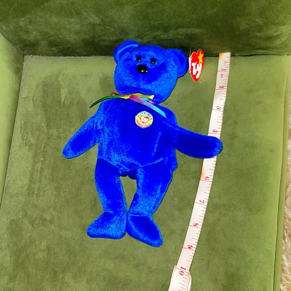 Ty Beanie Babies Clubby Mint Condition P.E Pellets Rare Stamp Error #472 NWT - Picture 14 of 14
